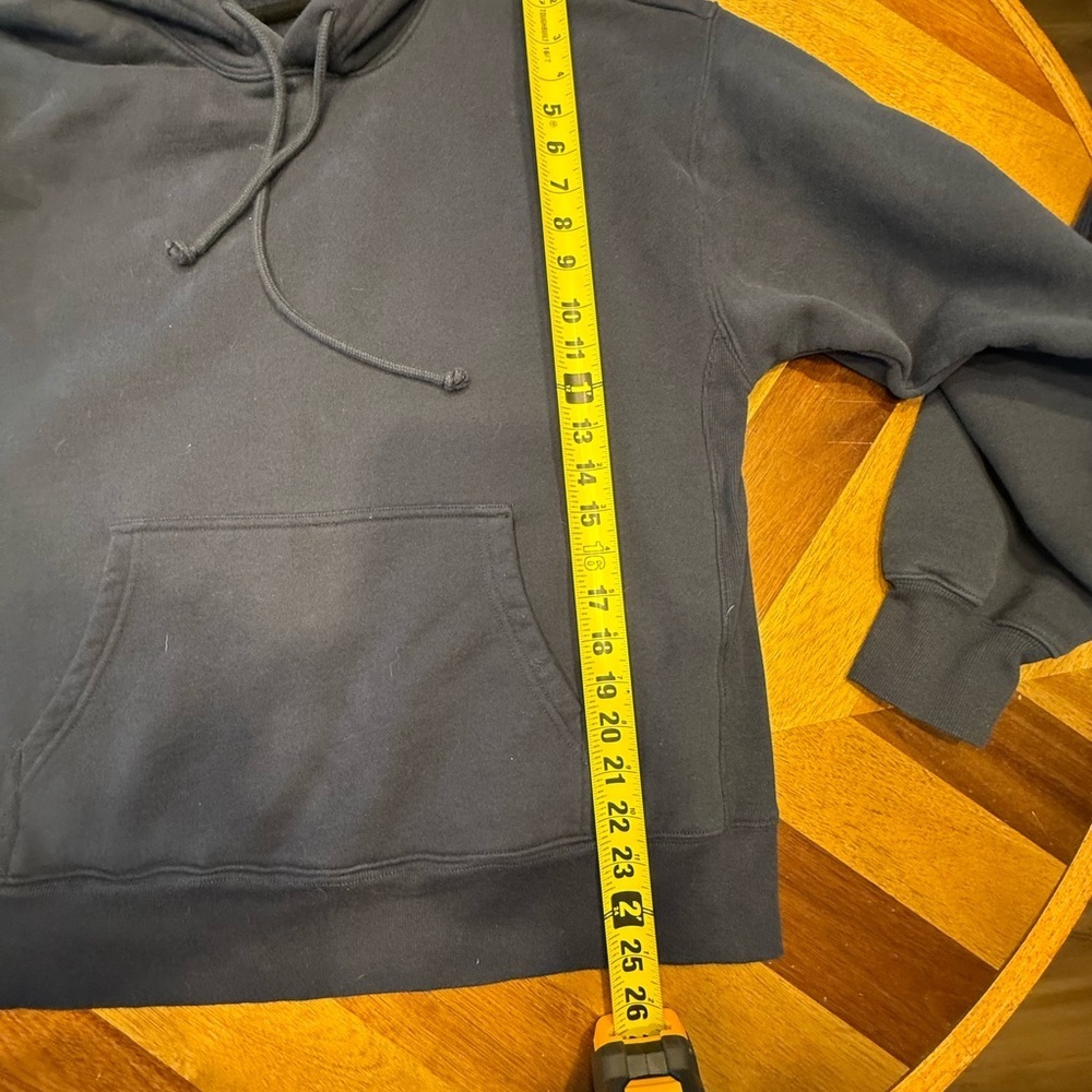 TNA Cozy AF Fleece Pullover Hoodie in Navy - Picture 10 of 10
